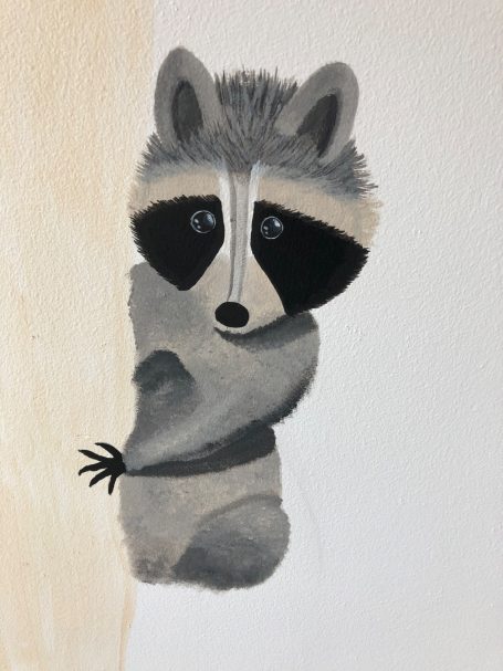Babykamer bos met dieren 3