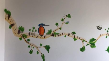 Babykamer bos met dieren 2