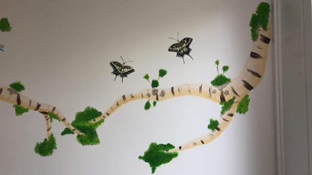 Babykamer bos met dieren 4